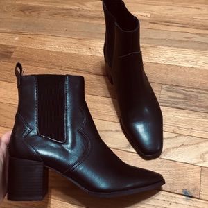 ZARA Square Toe Boots